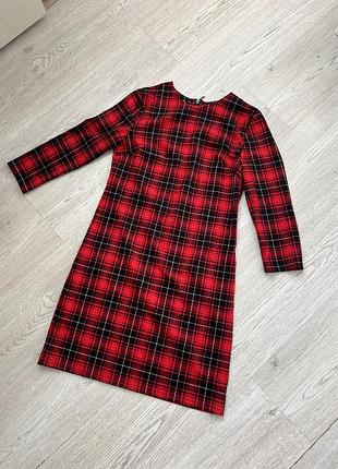 Сукня в клітинку1 фото