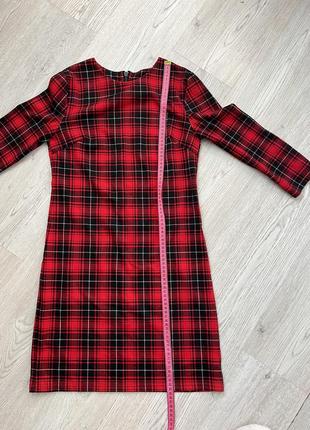 Сукня в клітинку4 фото