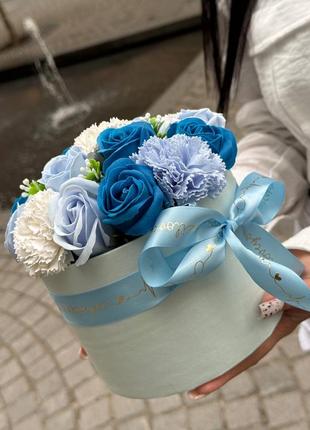 Букет з мильних квітів 🌸2 фото
