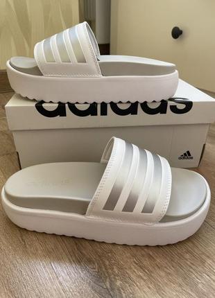 Шлепанцы adidas шлепки слайды слайдеры2 фото