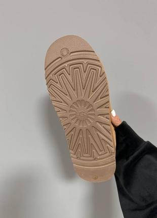 Ugg tazz platform chestnut premium женские угги на меху теплые зимние