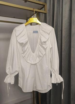 Бавовняна сорочка з рюшами sotris