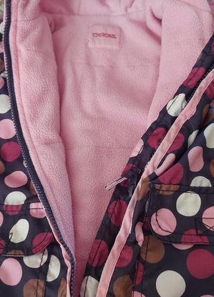 Куртка на флисе на девочку3 фото