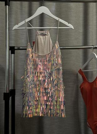 Топ с пайетками