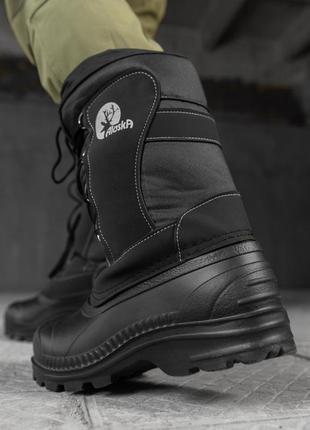 Теплые водонепроницаемые резиновые сапоги