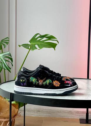 Мужские кроссовки nike texas dunk low pro sb x neckface «black’