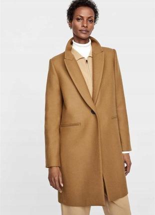 Жіноче шерстяне пальто zara
