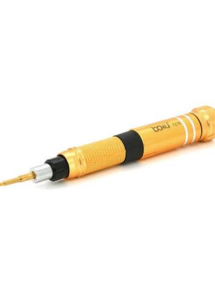 Набор инструментов baku ba-7276 (ручка с насадками, +1,5, +2,5, y06, *0.8, *1.2, hexagon m2.5) склад одесса