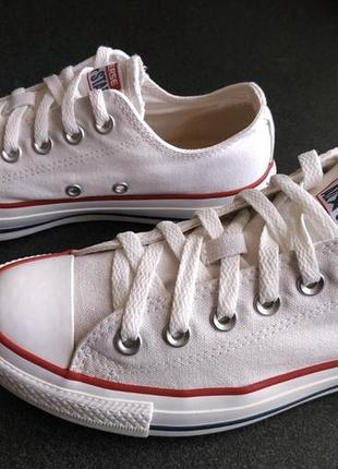 *кеды*converse all star ox white m7652c*новые*