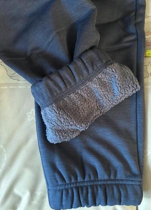 Супертеплі штани uniqlo heattech pile-lined sweatpants на шерпі