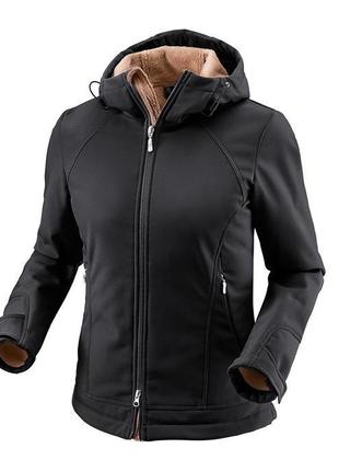 Мембранная супер-тюмкая куртка softshell на меху от tchibo (немечковая), размер 40 евро