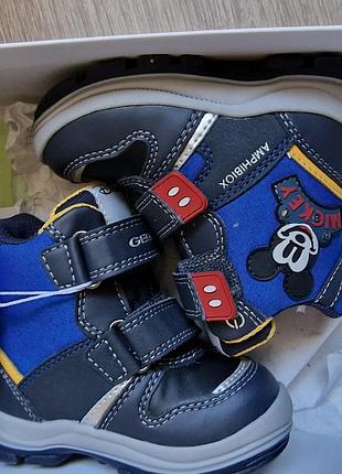 Новые сапоги geox disney mickie 21 размер 14 см зима