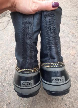 Зимние непромокаемые сапоги sorel premium waterproof чоботи снегоходы с буркой для...