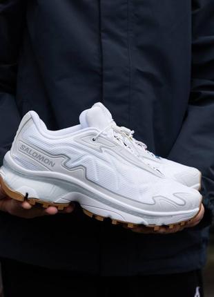 Чоловічі кросівки salomon xt-slate white silver