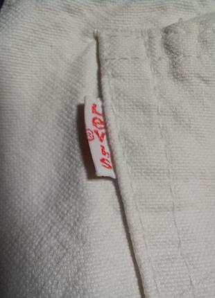 Рідкісні  джинси vintage 70s white tab red letters  білі талія 78 см levis 407  made in france1 фото