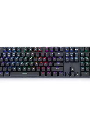 Клавиатура usb fantech mk855rgb, длина кабеля 135см, (eng), black, 108к, q10 склад одесса 34617