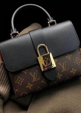 Шкіряна сумка в стилі louis vuitton
