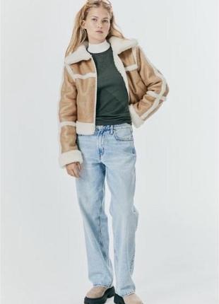 Нова укорочена дублянка h&m