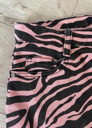 Очень классная юбка юбка розовая зебра4 фото