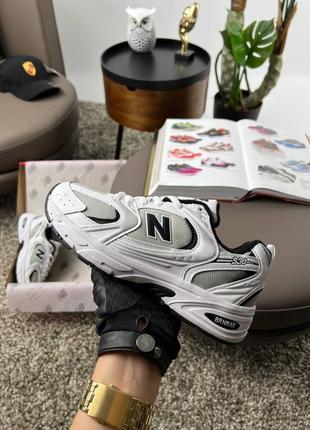 Женские кроссовки new balance 530 white black* blckow