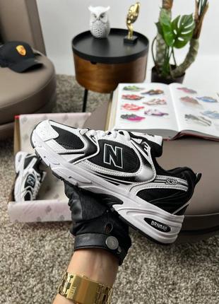 Женские кроссовки new balance 530 black white * blckow