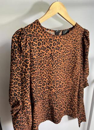 Невероятная блузка в трендовый леопардовый принт😍4 фото