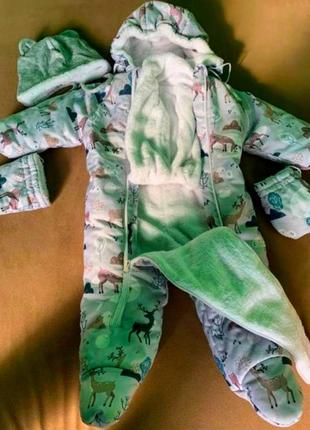 Комбінезон зимовий 6-9, 9-12 міс.