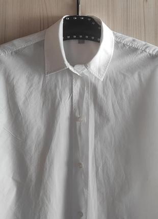 H&m белая рубашка оверсайз s6 фото