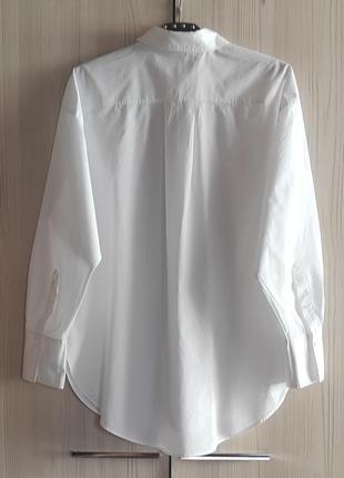 H&m белая рубашка оверсайз s7 фото