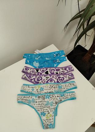 Стринги трикотаж 6 шт при 90 грн