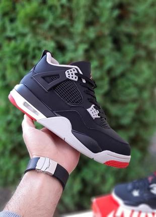 Шикарные мужские зимние кроссовки nike air jordan 4 retro — цена