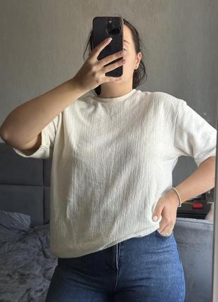 Оверсайз футболка zara