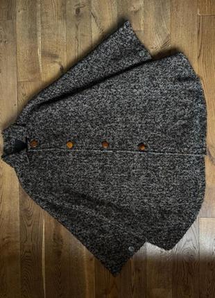 Вінтажний шерстяний кейп, пончо 4