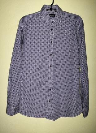 Сорочка рубашка в горошок sand copenhagen на довгий рукав нова
