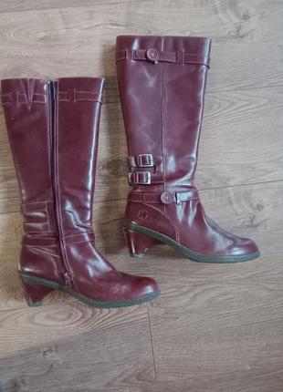 Сапоги (сапоги) кожаные женские dr.martens (eu 41, стелька 26,5 см)
