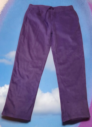 Теплые флисовые женские спортивные штаны большого размера