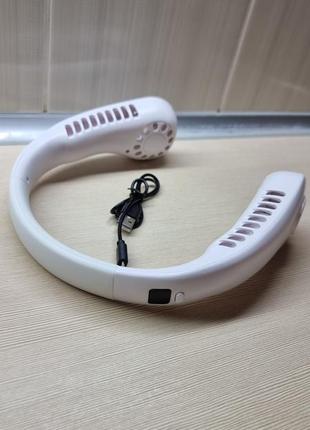 Портативный usb вентилятор на шею