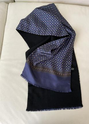 Шарф кашне из шелка и шерсти италия