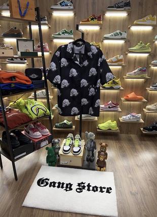 Тенниска amiri x wes lang skull print black