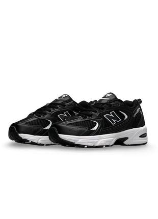 🩰жіночі кросівки new balance 530 black base white premium