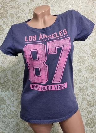 Футболка с надписью размер 44-46