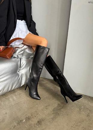 Супер стильні жіночі чоботи на шпильці в наявності та під відшив 💛💙🏆