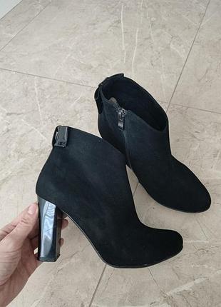 Ботильоны из натуральной кожи