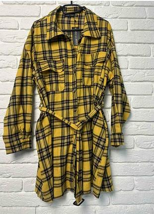 Удлиненная рубвушка в клетку