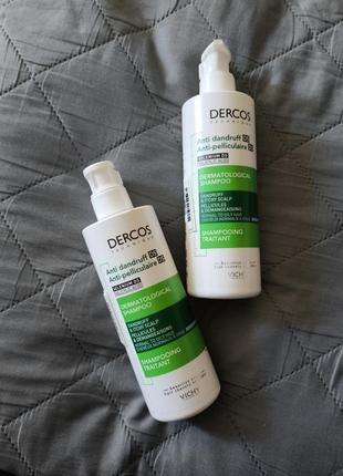 Шампунь от перхоти для нормальных и жирных волос vichy dercos anti-dandruff advanced 49 shampoo 390ml