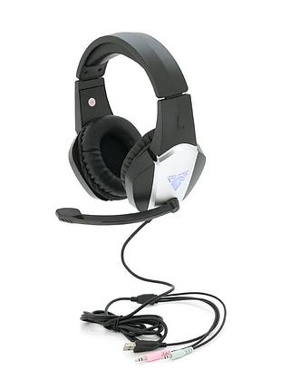 Наушники проводные jedel gh-220, с микрофоном и регулировкой громкости, black/silver, box склад одесса 23613