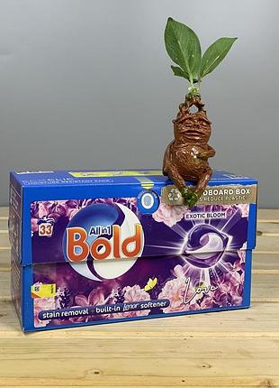 Капсулы для стирки универсальные bold exotic bloom+lenor - 33 шт.