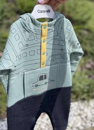 Комбинезон на байке утепленный caramel