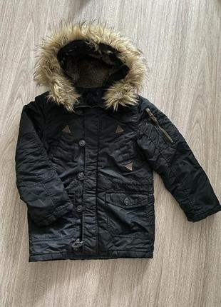 Красивая парка zara на 7-8 лет