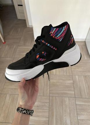 Кеды хайтопы ботинки кожаные converse weapon cx mid